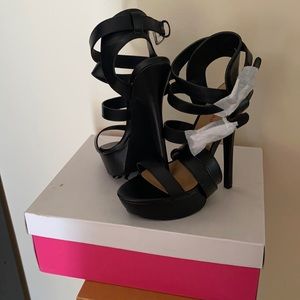 Black high heels